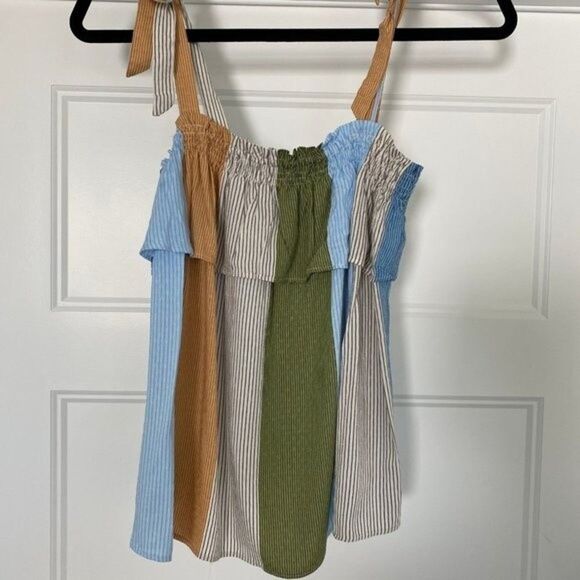 LC Lauren Conrad Beachy Festival Stripe Poolside Paradise Top, Medium - Picture 8 of 8